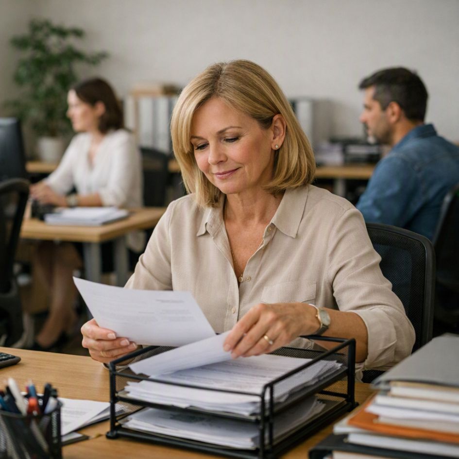 Departamento de administración trabajando con normalidad después de preparar sus procesos para la adaptación a VERI*FACTU